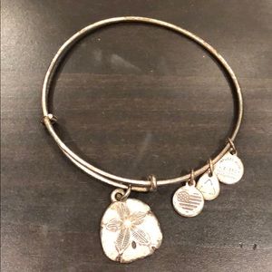 Alex and ani silver seashell energy bracelet
